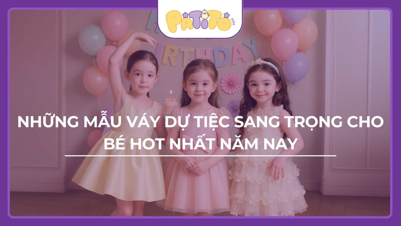 tin tức về váy dự tiệc sang trọng cho bé