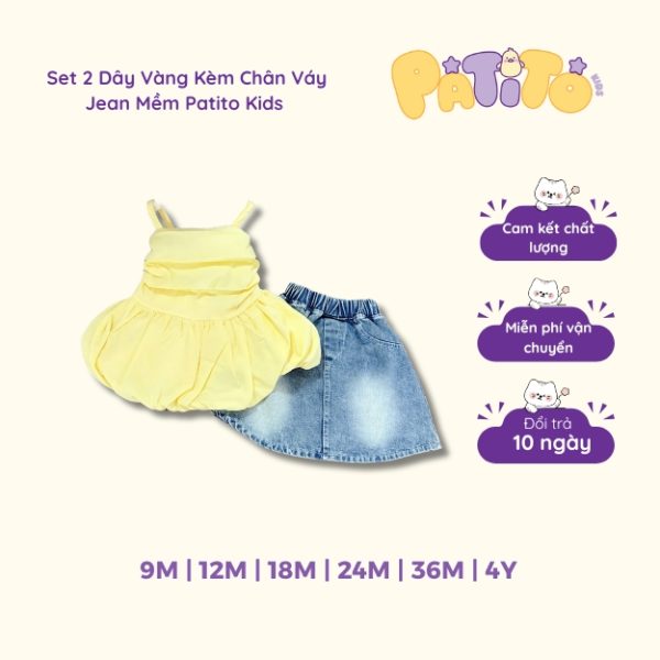 set 2 dây vàng kèm chân váy