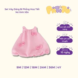 set váy dáng bí phồng xinh xắn