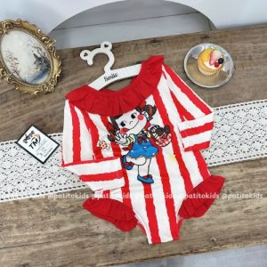 đồ bơi bé gái tay dài dễ thương