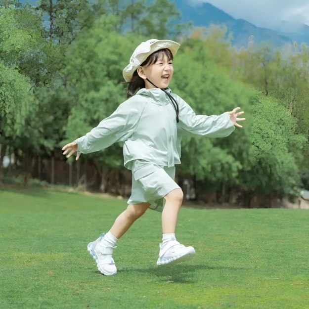 quần áo sành điệu cho bé gái chạy nhảy