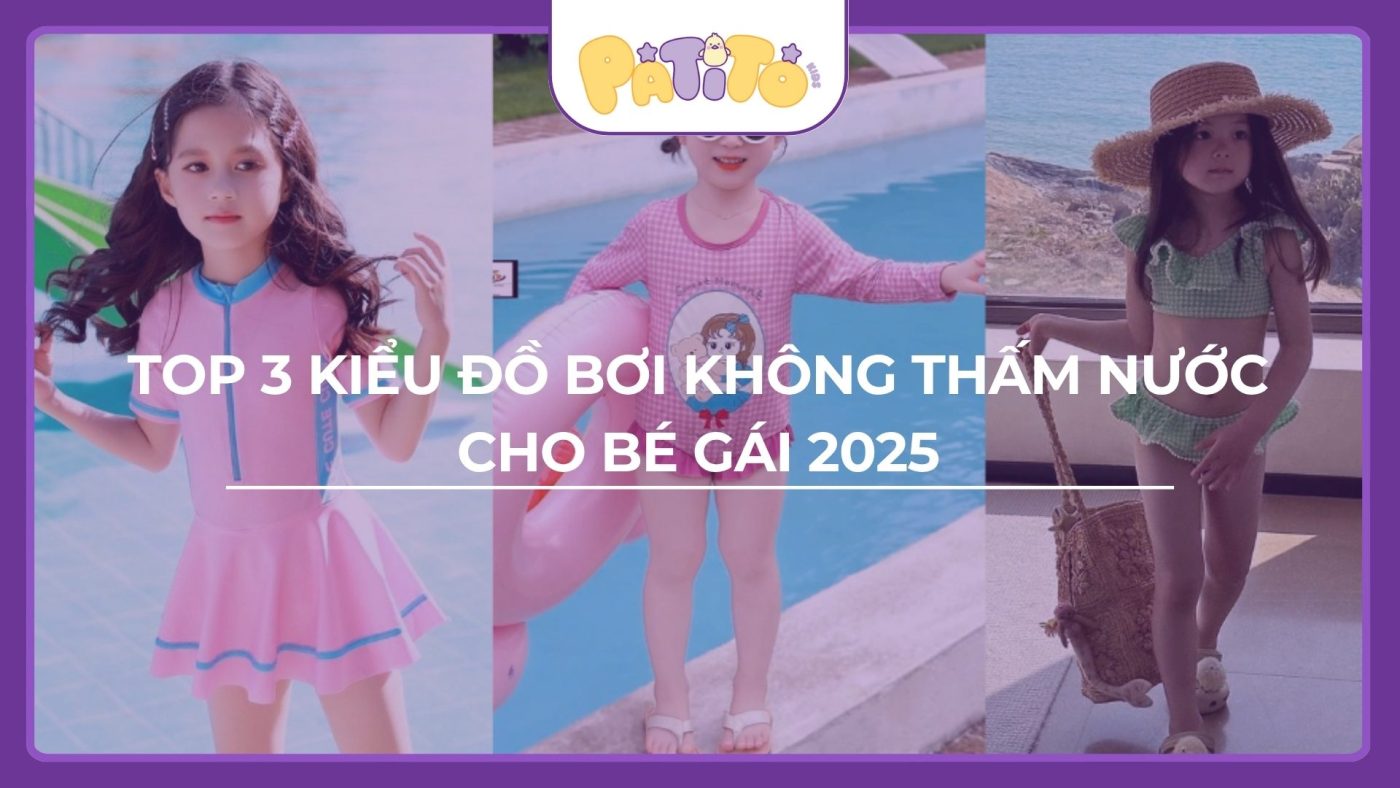 đồ bơi không thấm nước cho bé gái