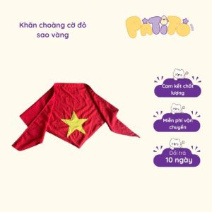 khăn choàng cờ đỏ sao vàng