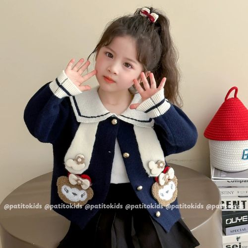 áo len đẹp cho bé gái