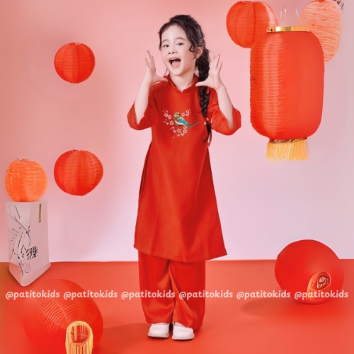 áo dài cho bé