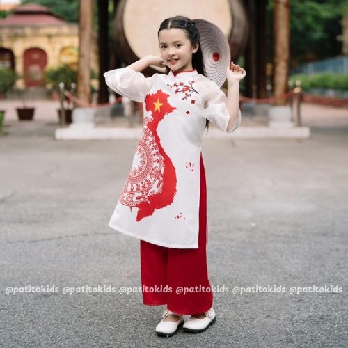 áo dài cho bé